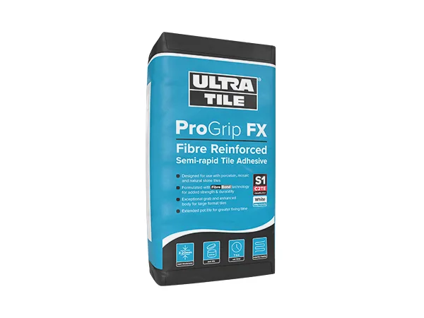 ProGrip FX Fibre Reinforced Semi-Rapid Tile Adhesive