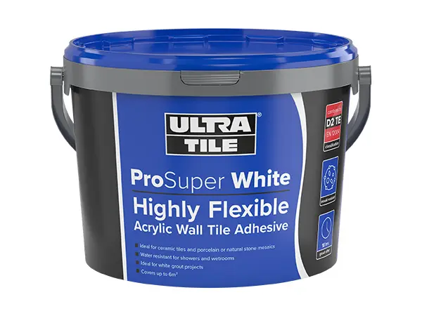 ProSuper White Highly Flexible Acrylic Wall Tile Adhesive